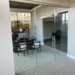 Dual Empyrean Resort Anaheim Meeting Rooms Full Frameless Glass and Glass Doors